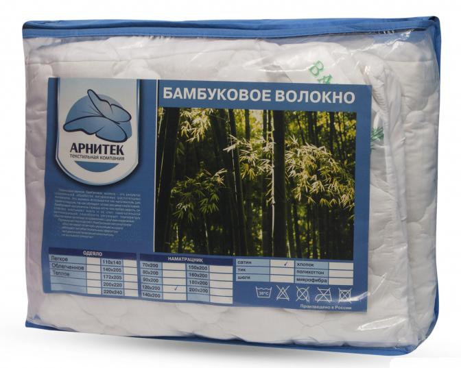 Наматрасник бамбуковое волокно, микрофибра 140*200 см  