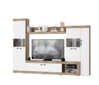 Гостиная Тесла ГС-01 дуб каньон/белый