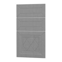 Фасад РОМБ серый 3 ящика 400