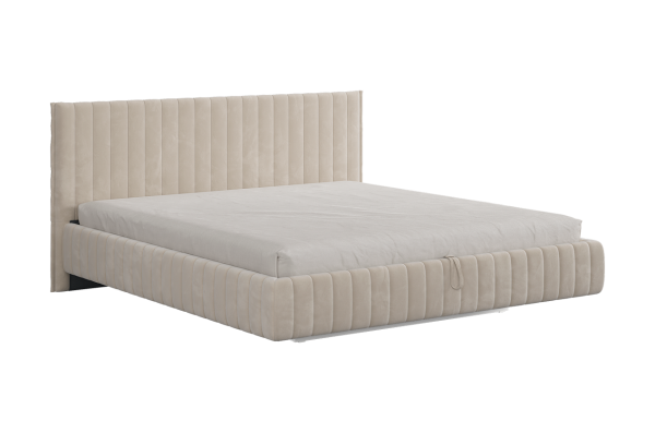 Кровать Твикс с подъемным механизмом  180х200 см (крем (велюр))