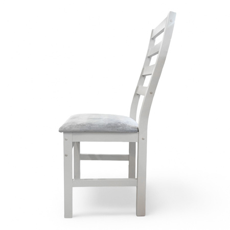 Стул Сотти Р серая эмаль/Катания 05 (Серый жемчуг) 