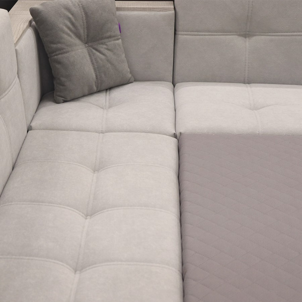 Кухонный уголок "Капучино 3-1" (левый) (Baly 6/Baly 7) мдф Дуб серый