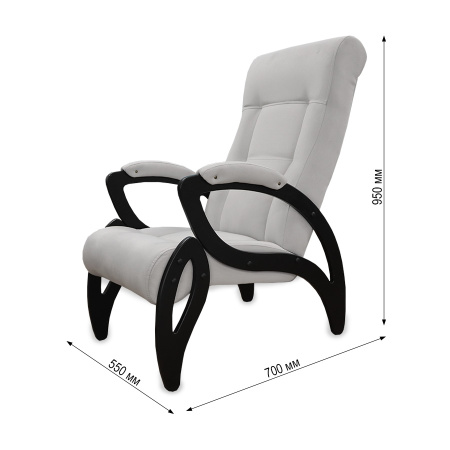 Кресло для отдыха Dondolo, Модель 51,венге,ткань V51