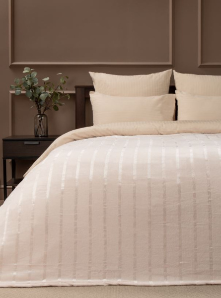 Плед Texrepublic фланель однотон страйп 200*220 94362