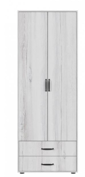 Монреаль (молодежная) Шкаф плательный штанга Дуб Канадский 