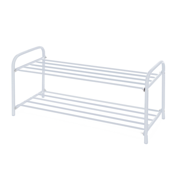 Этажерка для обуви «Комфорт» 2 полки (арт. ЭТК2/МС)/мат.серый 