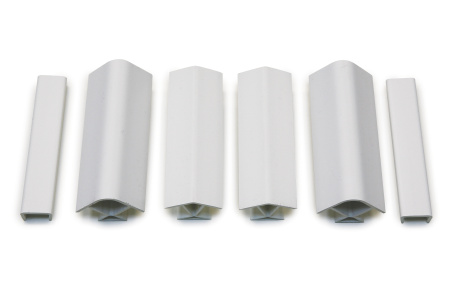 Комплект заглушек для цоколя Белый