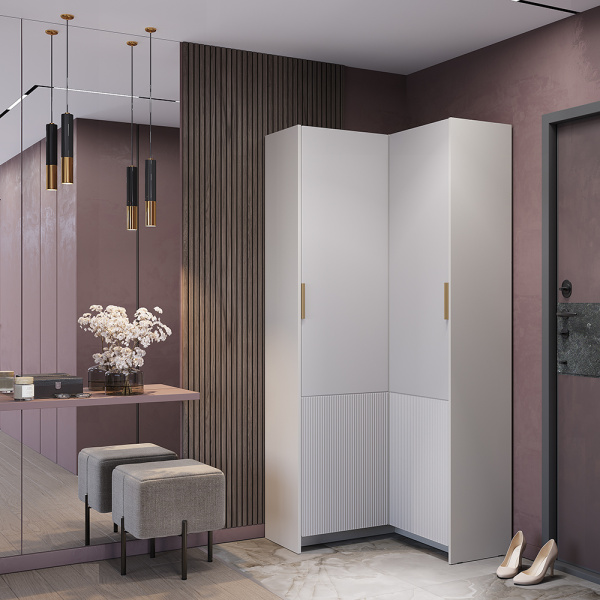 Шкаф угловой Пандора  ШКУ-07 Кашемир/Айриш 