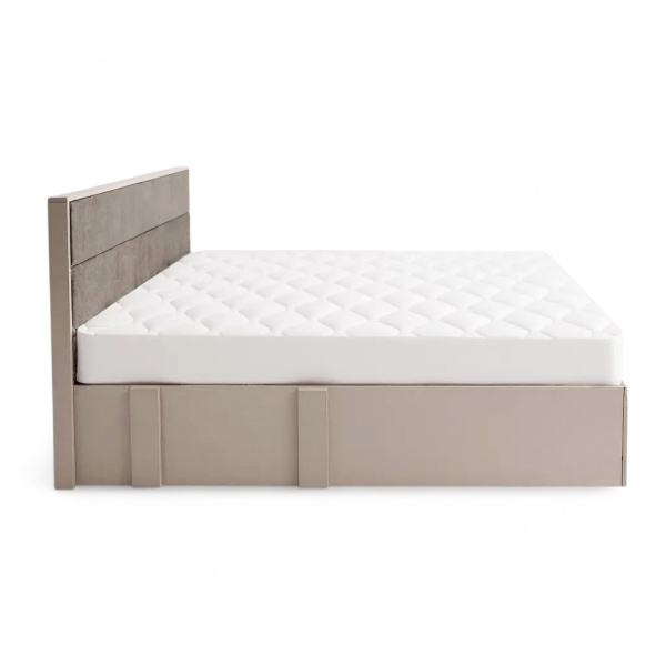 Сен-Дени Кровать 1600*2000 + основание с ПМ Кашемир/МДФ Дуб Латте
