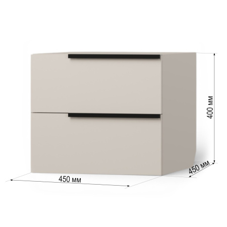 Тумба прикроватная  Сен-Дени Кашемир/Дуб Латте