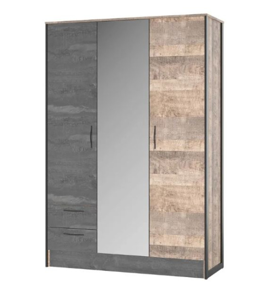 Шкаф 3-х дверный HUGO