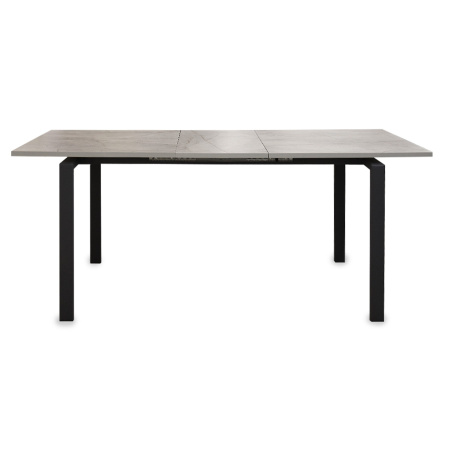 Стол Ареа,1400(+400)*800, металл БЕЛЫЙ+пластик (Бискайская сосна) B2